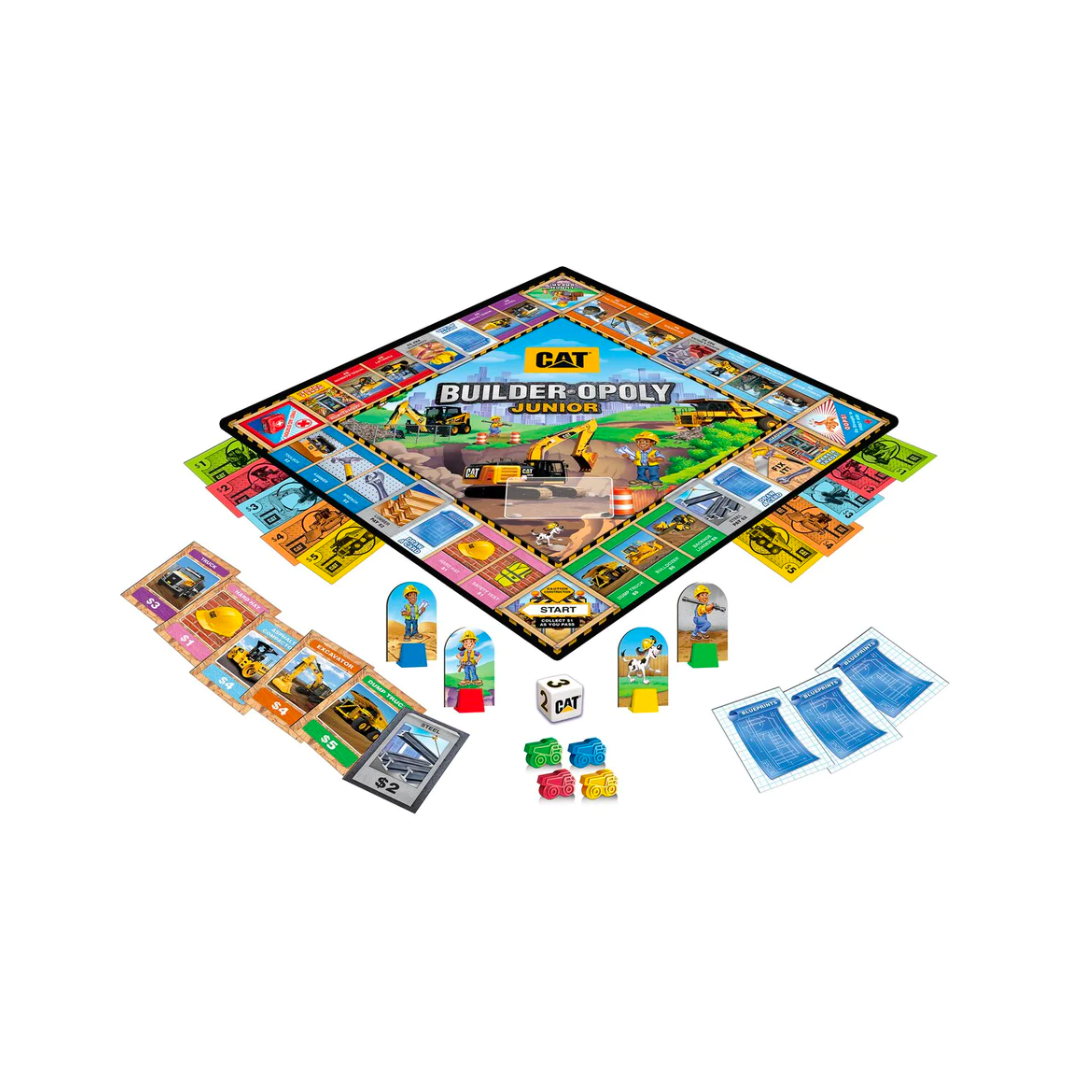 Cat Builder-Opoly Junior Board Game