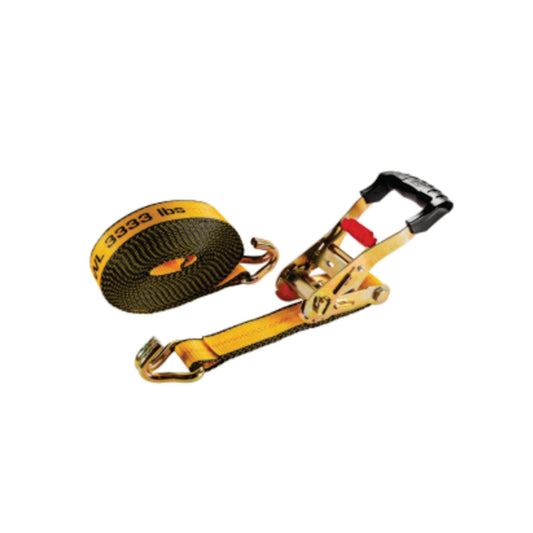 Cat 1pc. 5.0CM X 8.0M Ratchet Tie Down W/J-Hook (2,250/4,500 KG)