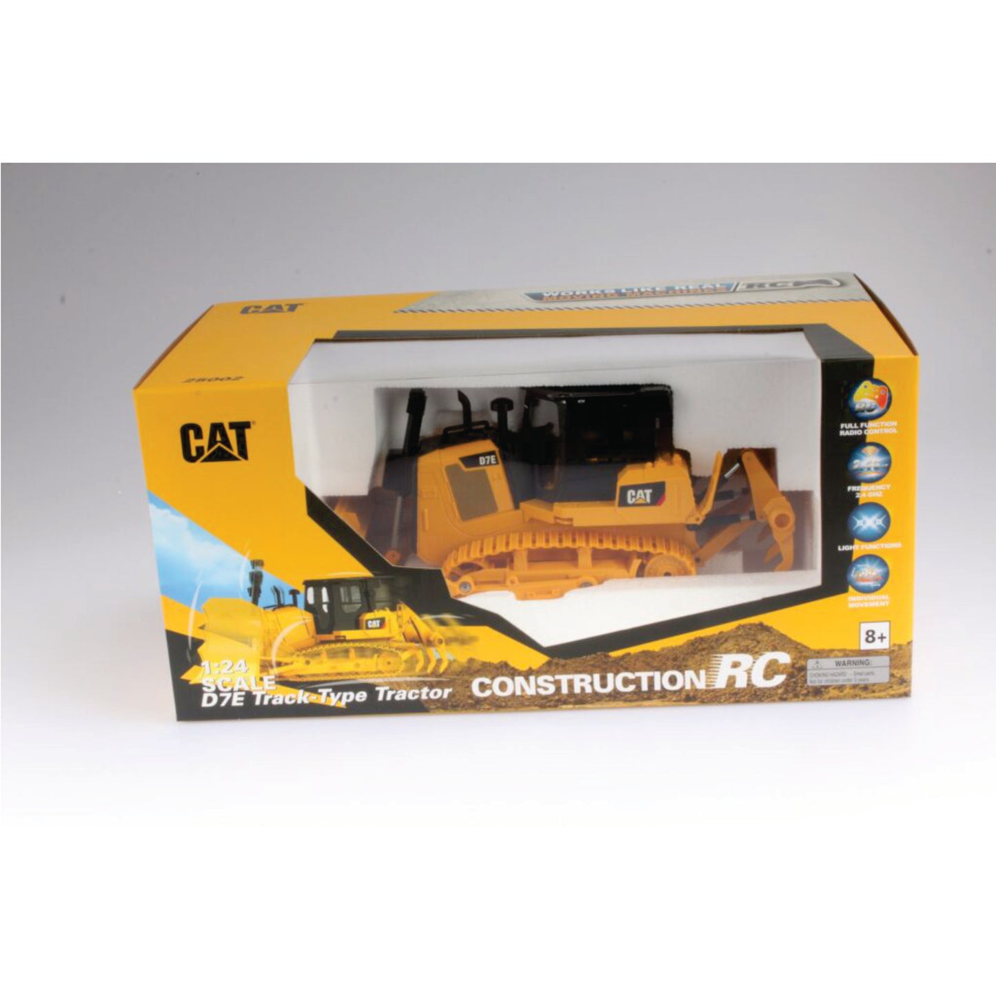 Cat 1:24 scale Remote Controlled D7E Track-Type Tractor