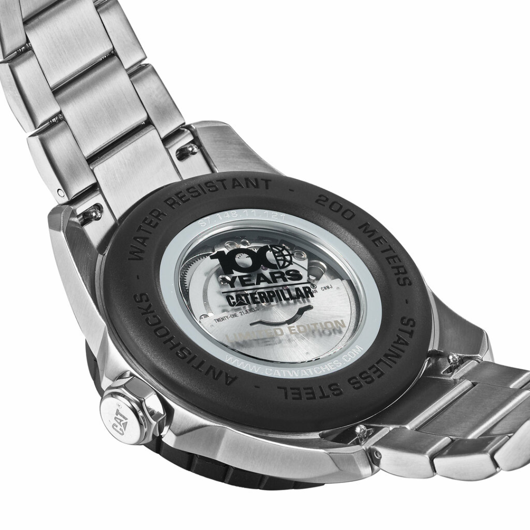 Shockmaster 100 Year LIMITED EDITION Stainless Steel + Black Silicone