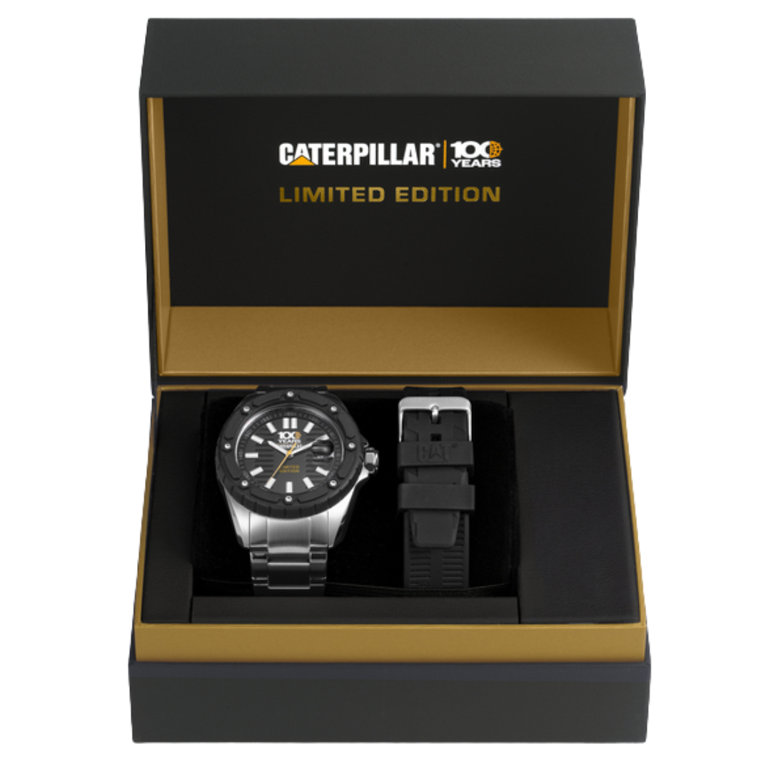 Shockmaster 100 Year LIMITED EDITION Stainless Steel + Black Silicone