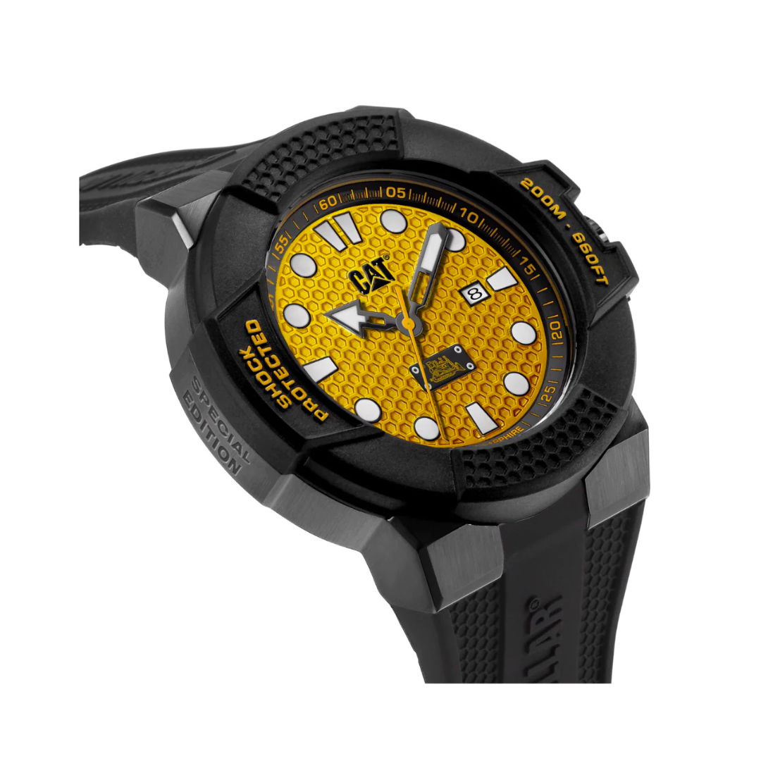 Shockmaster Watch Black/Yellow - Limited Edition Sapphire Crystal Face