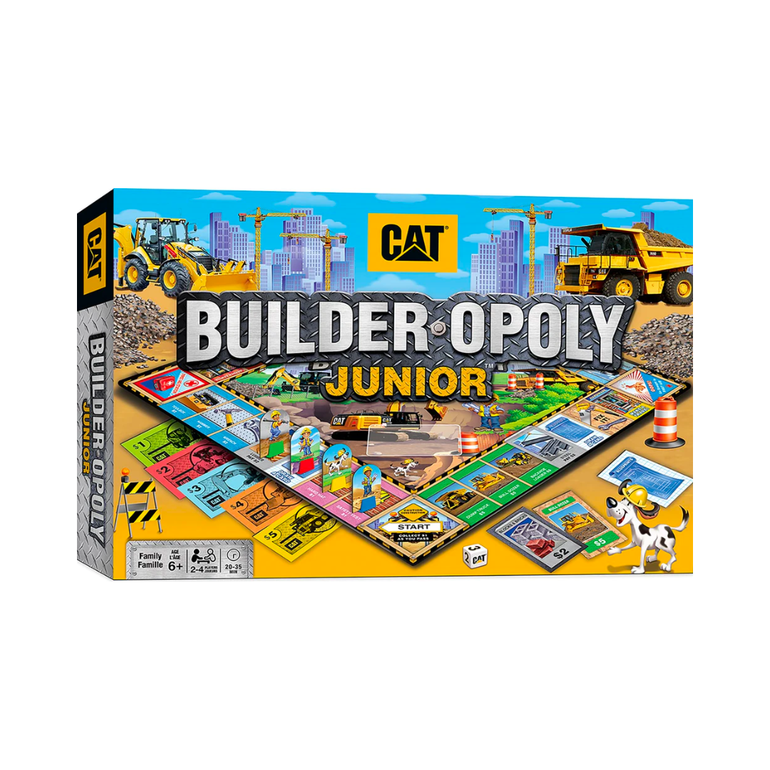 Cat Builder-Opoly Junior Board Game