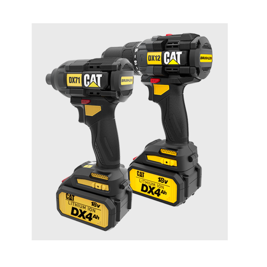 Cat 18V 2in1 Hammer Drill & Impact Driver Kit