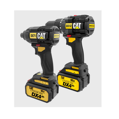 Cat 18V 2in1 Hammer Drill & Impact Driver Kit