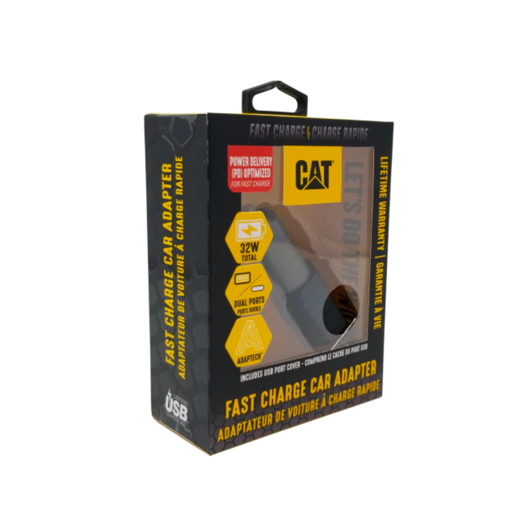 Cat Dual DC Vehicle Adapter