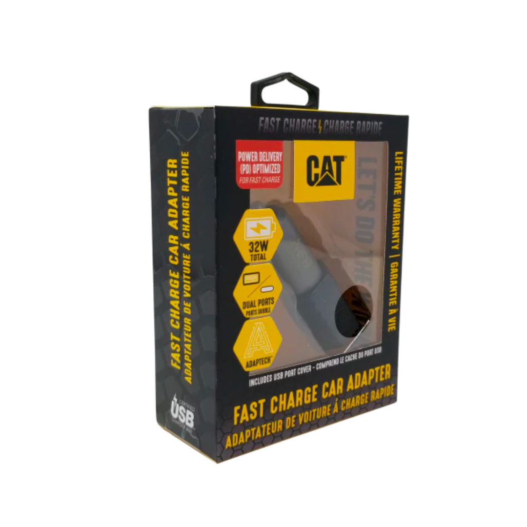 Cat Dual DC Vehicle Adapter