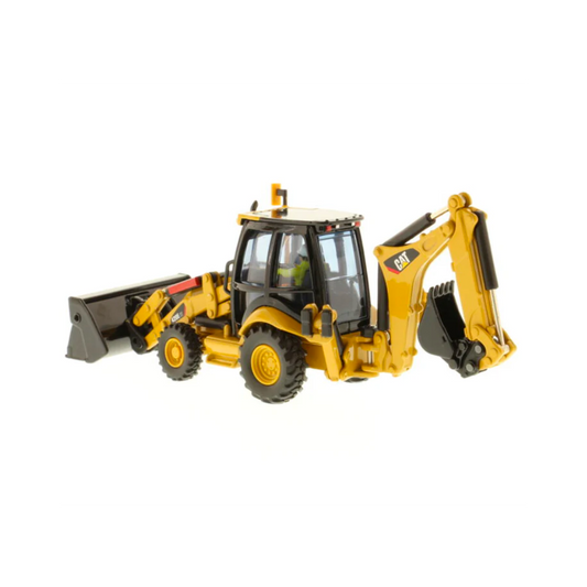 Cat Diecast 420E IT Backhoe Loader with work tools