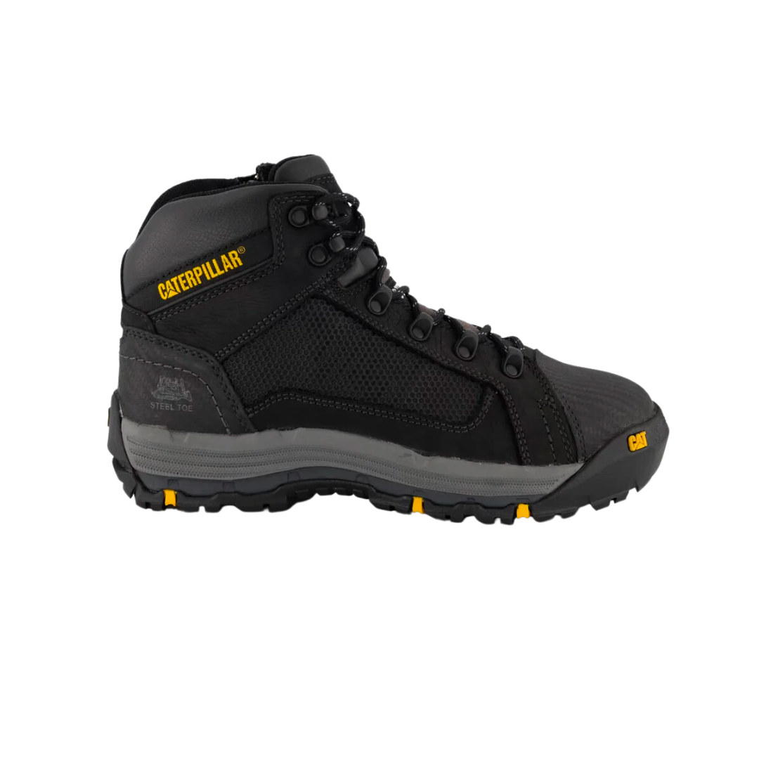 Convex Steel Toe Boot - Black