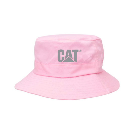 Kids Pink Twill Bucket Hat
